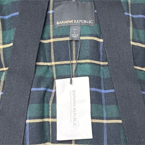 Banana Republic Cima Snorkel Down Parka Coat Mens Sz LT Thigh Length Merlot NWT - Picture 8 of 13